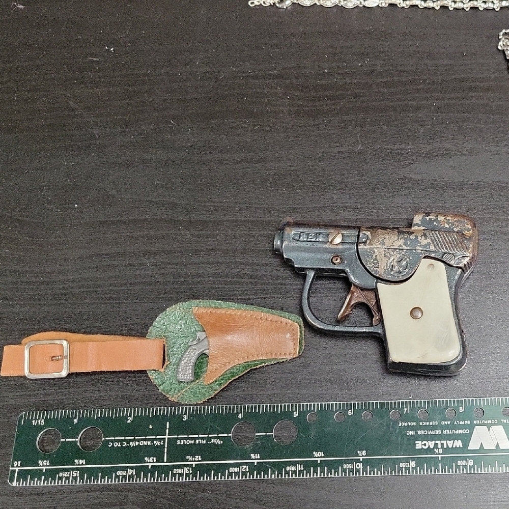 Vintage Toy Gun with Holster
